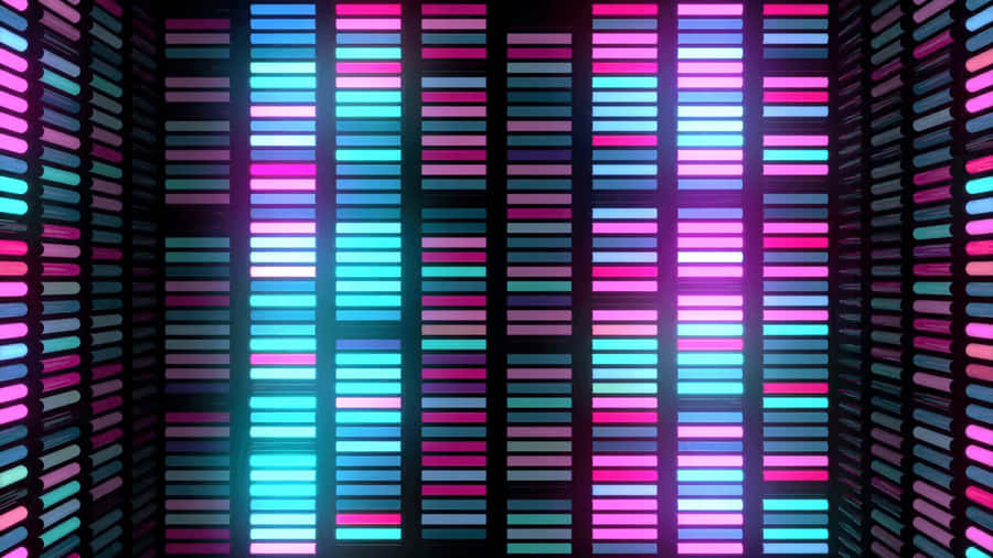 Caption: Illuminating Neon Party Vibes Wallpaper