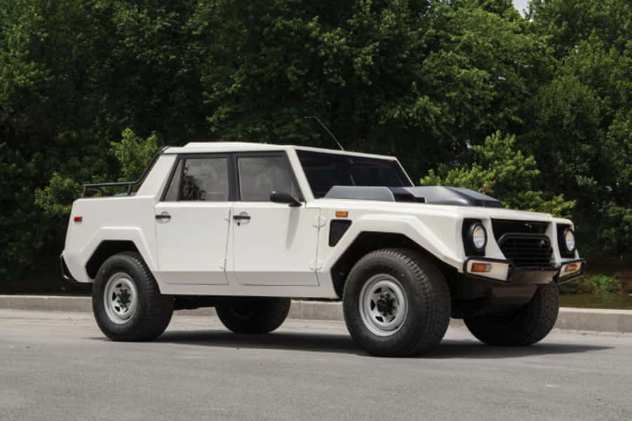 Caption: Lamborghini Lm002: Where Luxury Meets Power Wallpaper