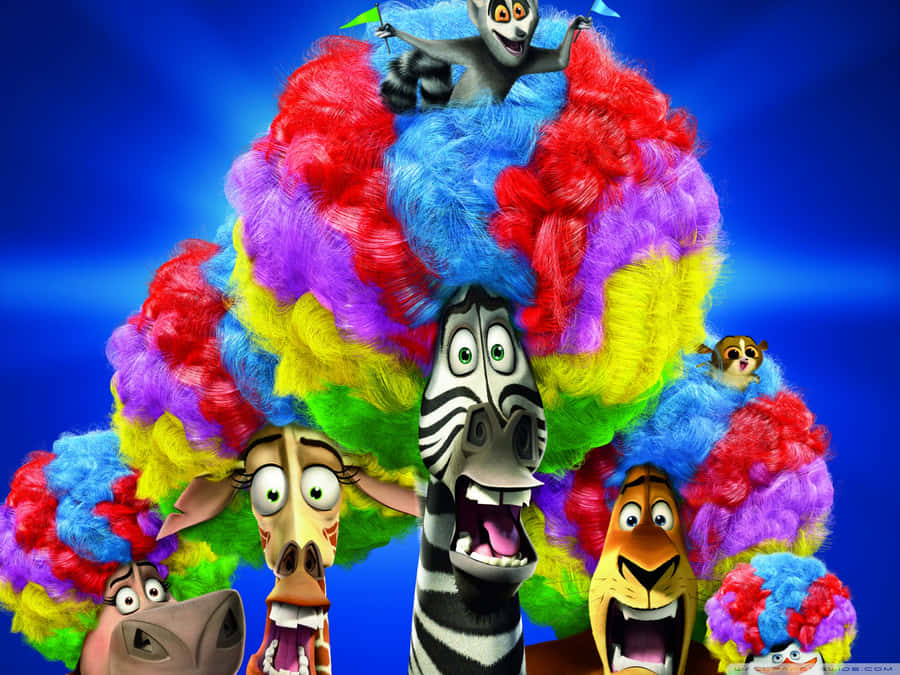 Caption: Madagascar 3: Adventurous Escape In Europe Wallpaper