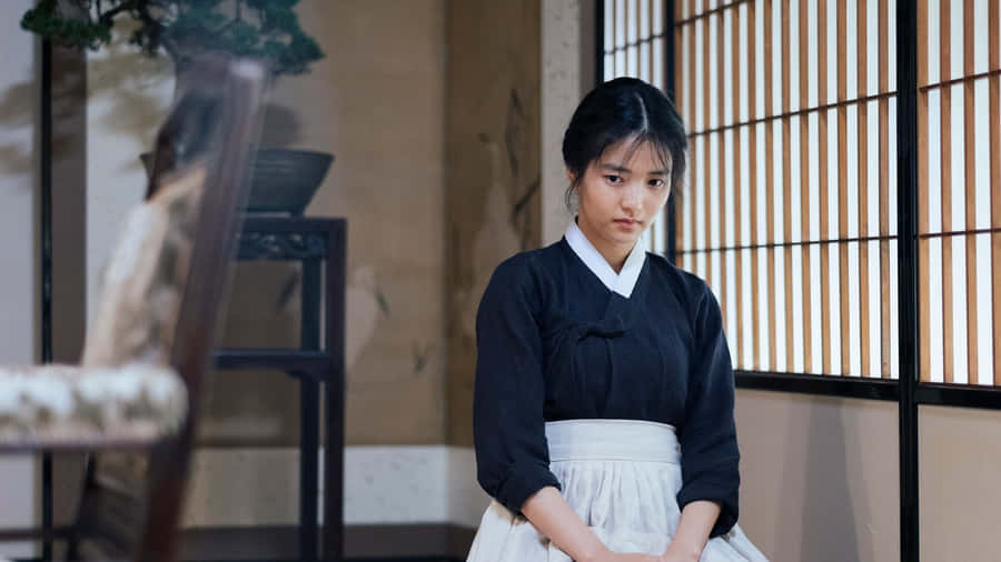 Caption: Main Characters From The Handmaiden In A Scene From The Movie Wallpaper