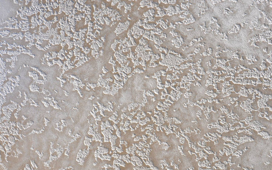 Caption: Majestic Detail Of Silver Plaster Relief Surface Wallpaper