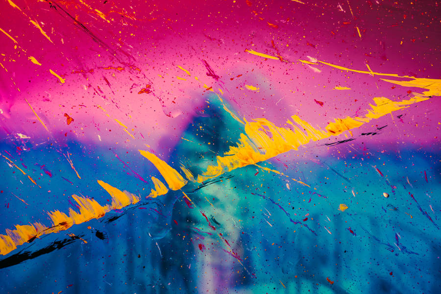 Caption: Majestic Dragon Overlooking A Fantasy Kingdom Wallpaper