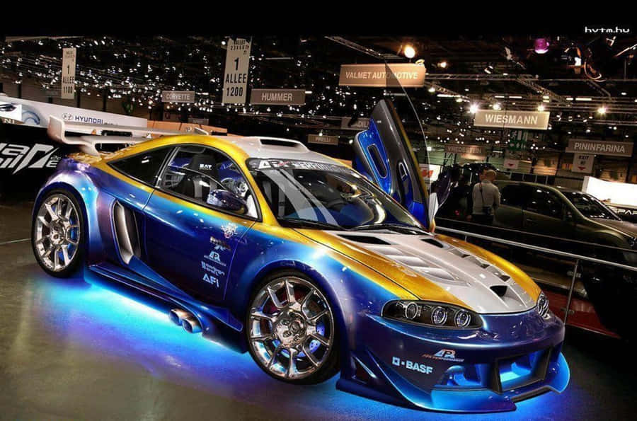 Caption: Majestic View Of Mitsubishi Eclipse Wallpaper