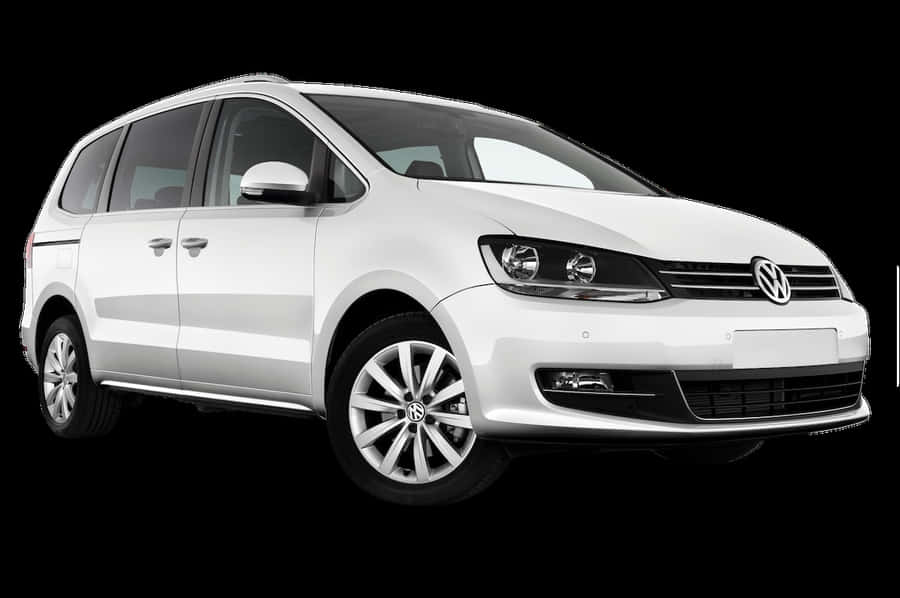 Caption: Majestic Volkswagen Sharan In Stunning Backdrop Wallpaper