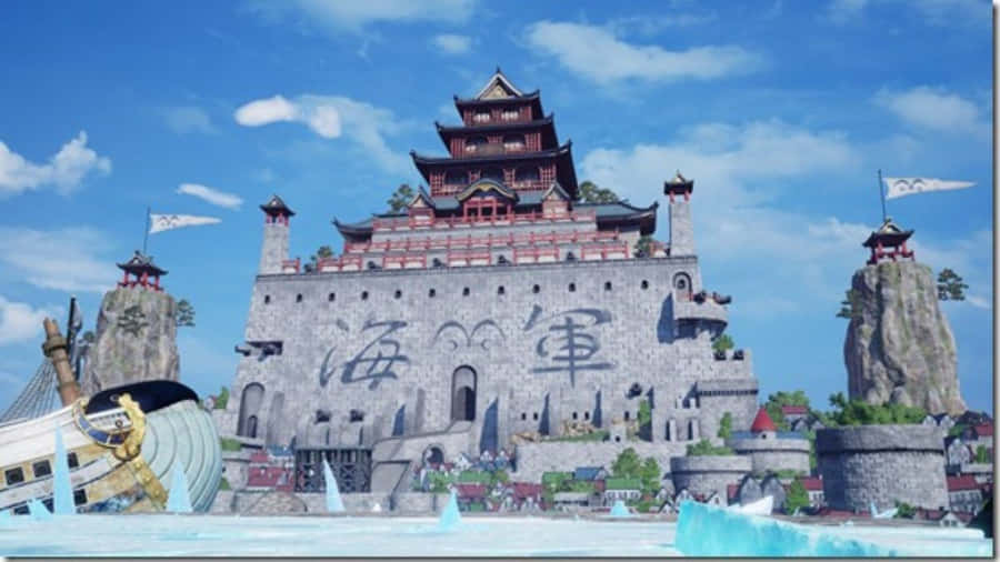 Caption: Marineford Aftermath - The Ruins Of War Wallpaper