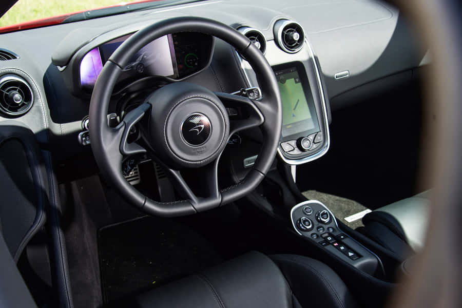 Caption: Mclaren 540c - Epitome Of Speed And Elegance Wallpaper