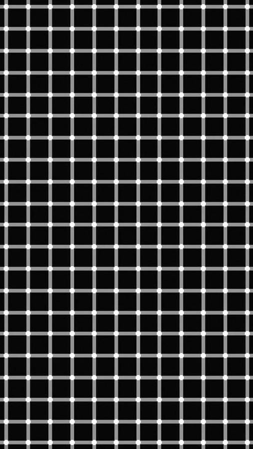 Caption: Mesmerizing Optical Illusion Of Black And White Squares Wallpaper
