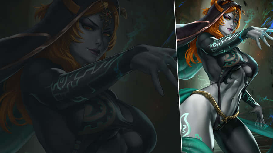 Caption: Midna, The Twilight Princess From The Legend Of Zelda Series Wallpaper