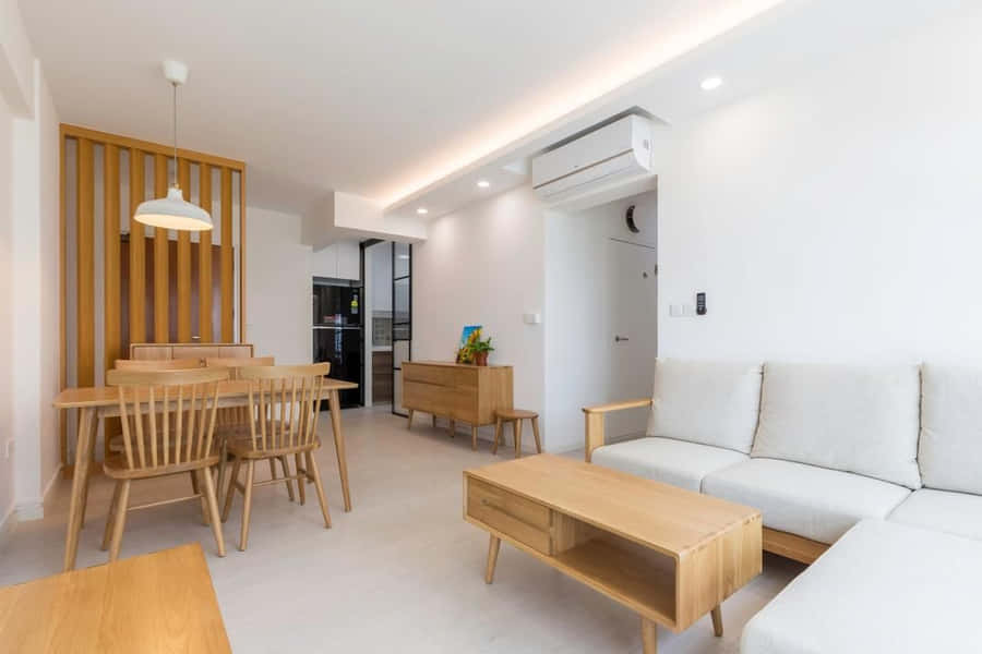 Caption: Minimalist Geometric Artwork Wallpaper