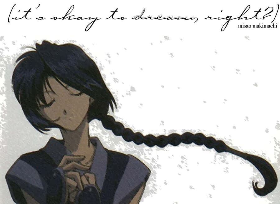 Caption: Misao Makimachi In Action Wallpaper