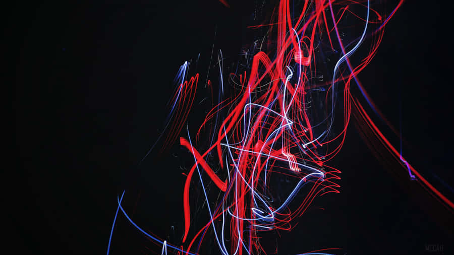 Caption: Modern Style 4k Stripe Wallpaper With Vibrant Color Gradients Wallpaper