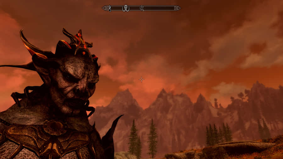 Caption: Mysterious Vampire Lord Emerges In The Night Wallpaper