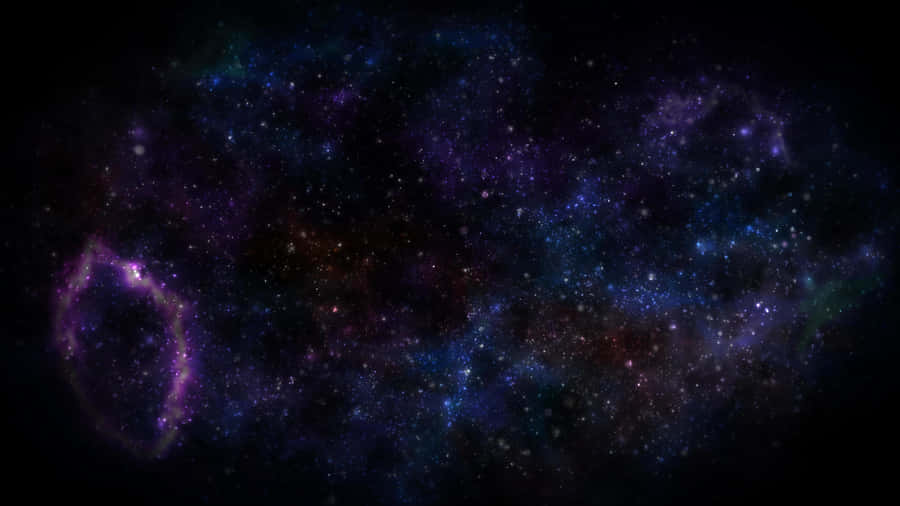 Caption: Mystical Galactic Masterpiece Wallpaper