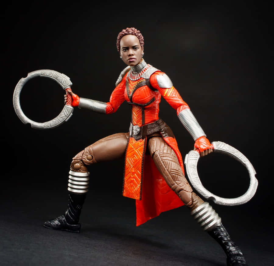 Caption: Nakia: The Warrior Of Wakanda Wallpaper