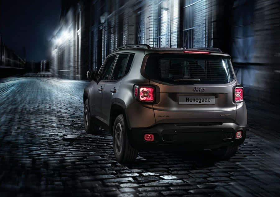 Caption: Off-road Adventure Awaits With The Jeep Renegade Wallpaper