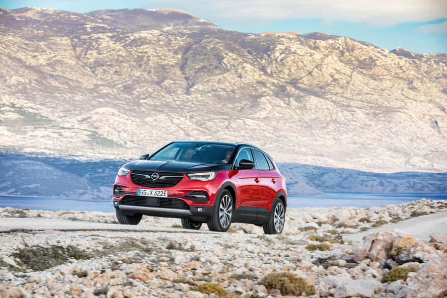 Caption: Opel Grandland X - Experience The Joy Of Driving Wallpaper