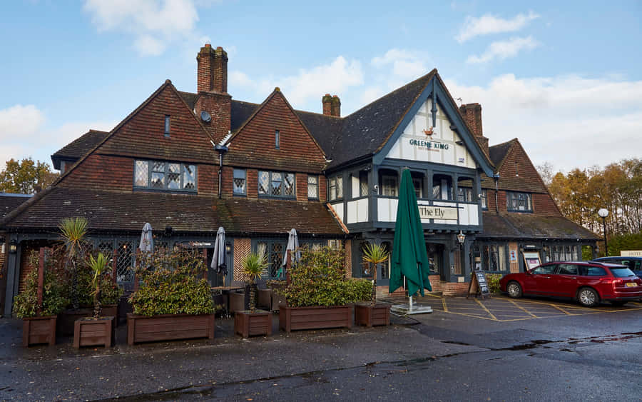 Caption: Panoramic View Of Ely Cathedral, United Kingdom Wallpaper