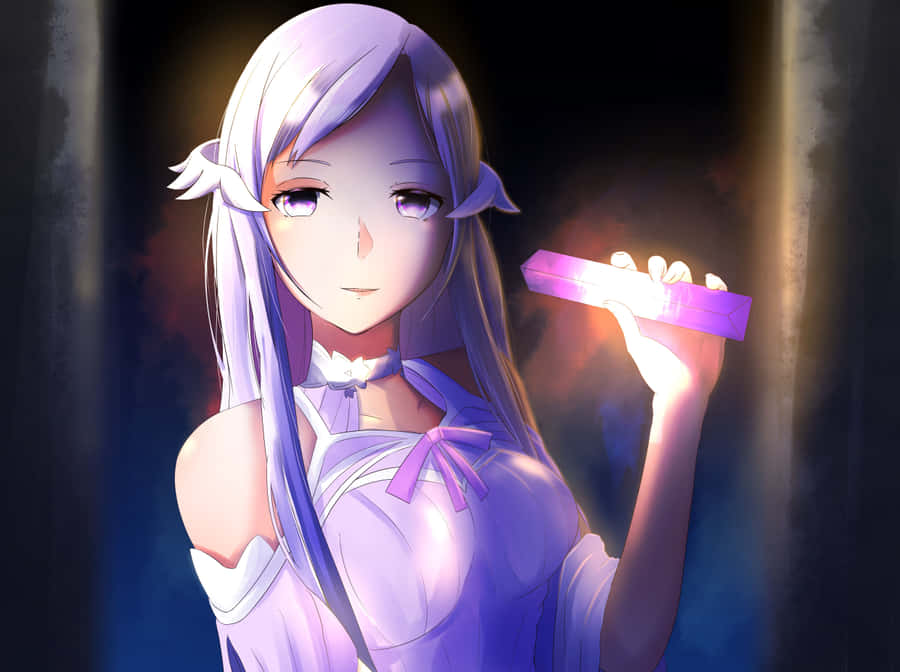 Caption: Quinella, The Supreme Ruler Of The Underworld In Sword Art Online Wallpaper