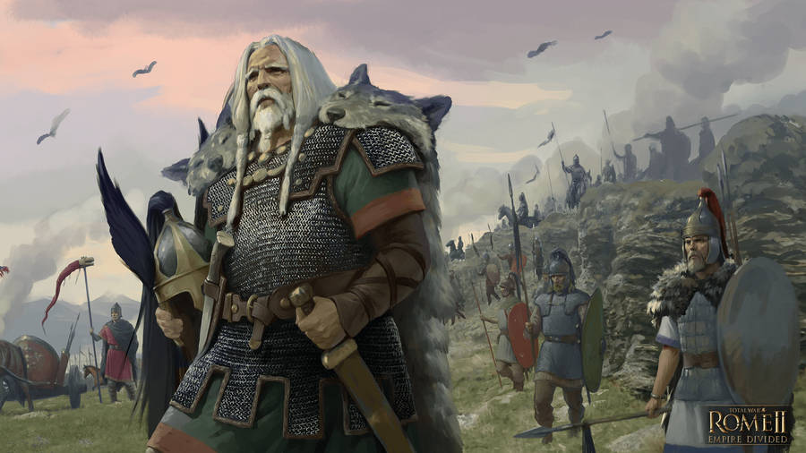 Caption: Rome 2 Viking Emperor In Command Wallpaper