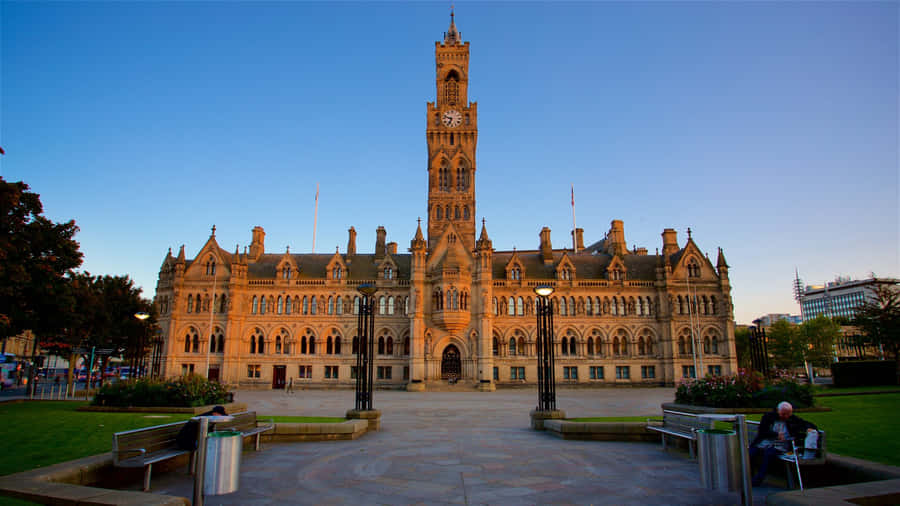 Caption: Scenic View Of Bradford, United Kingdom Wallpaper