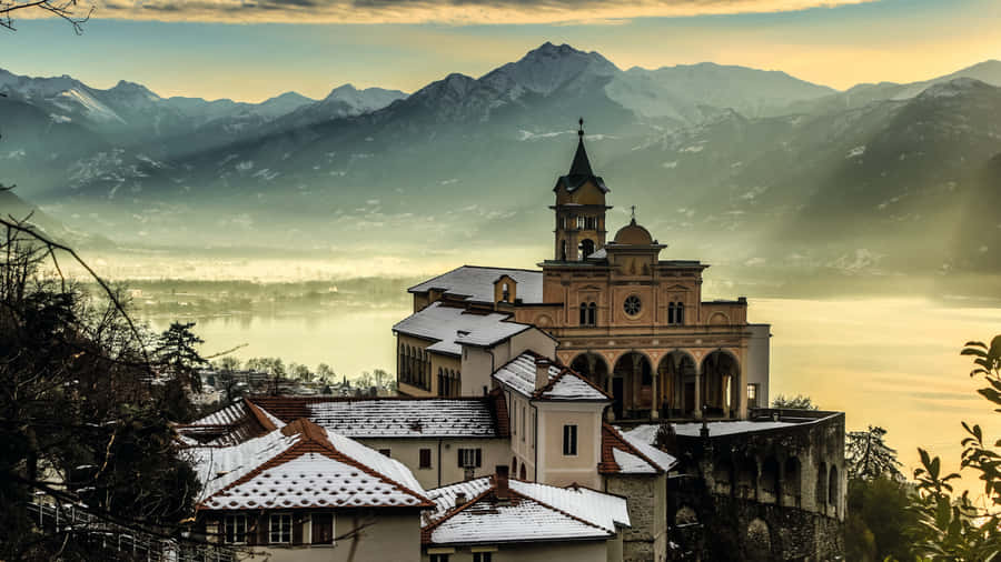 Caption: Scenic View Of Locarno Street Wallpaper