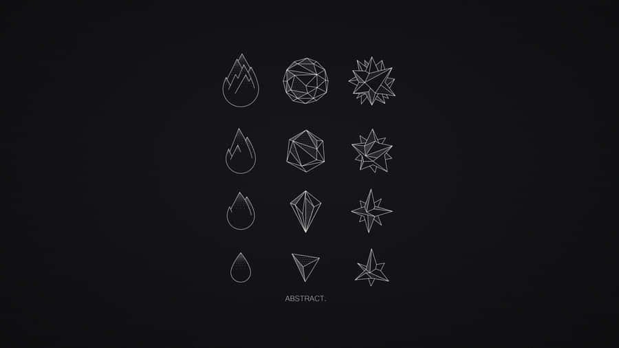 Caption: Serene Minimalist Monochrome Landscape Wallpaper