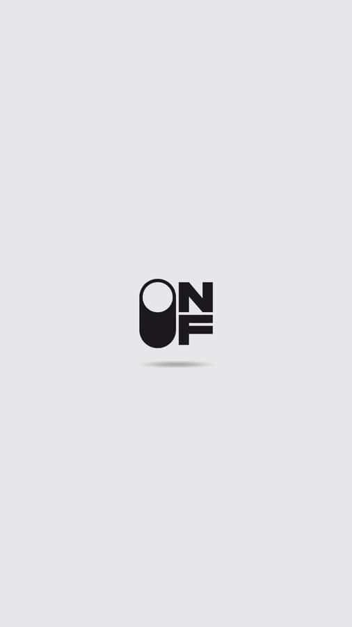 Caption: Simplicity In Design - Minimalist Black & White Logo Wallpaper