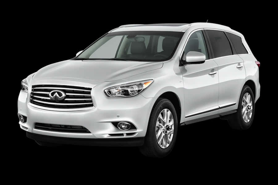 Caption: Sleek Infiniti Qx60 Cruising On The Highway Wallpaper