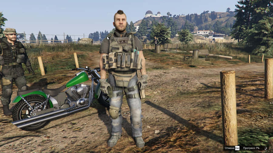 Caption: Soap Mactavish In Action Wallpaper