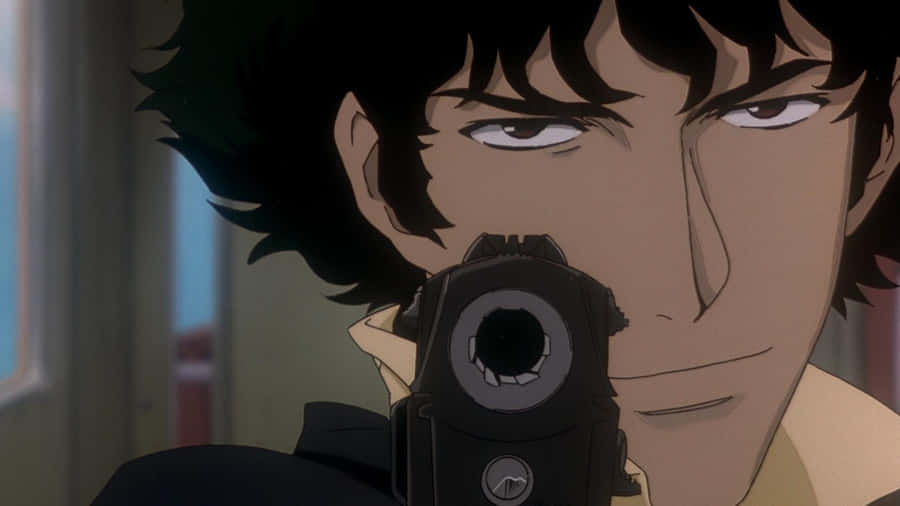 Caption: Spike Spiegel - The Legendary Bounty Hunter Wallpaper