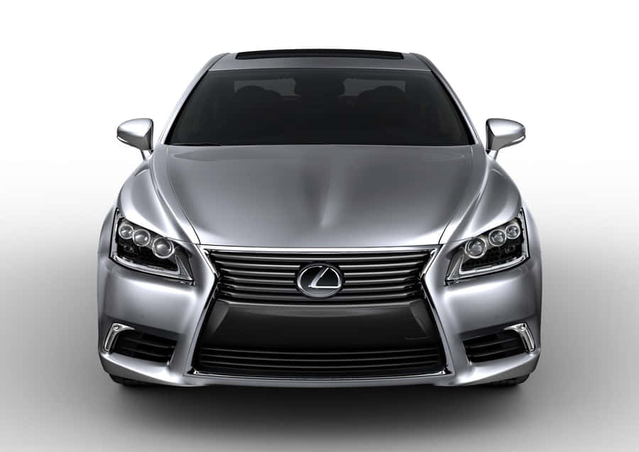 Caption: Stunning Lexus Ls 500 On The Road Wallpaper