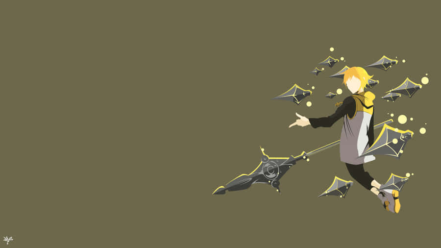 Caption: The Fairy King's Forest Guardian, Harlequin Wallpaper