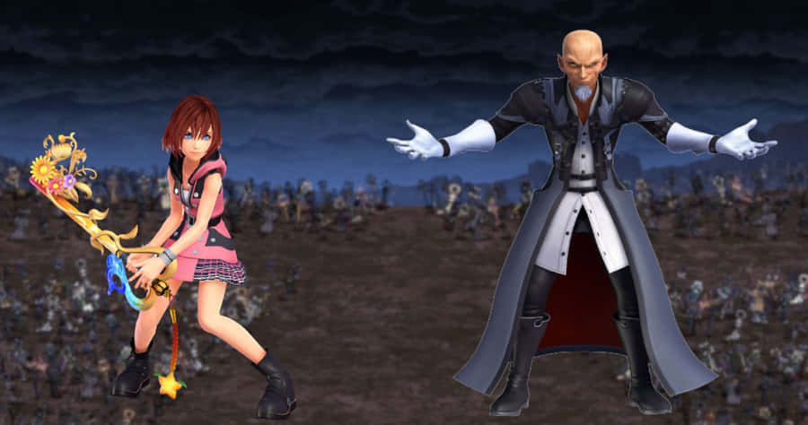Caption: The Master Of Darkness - Xehanort In Kingdom Hearts Wallpaper