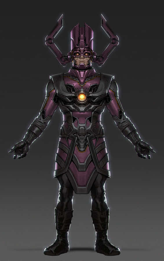 Caption: The Mighty Galactus Looming Over A Planet Wallpaper