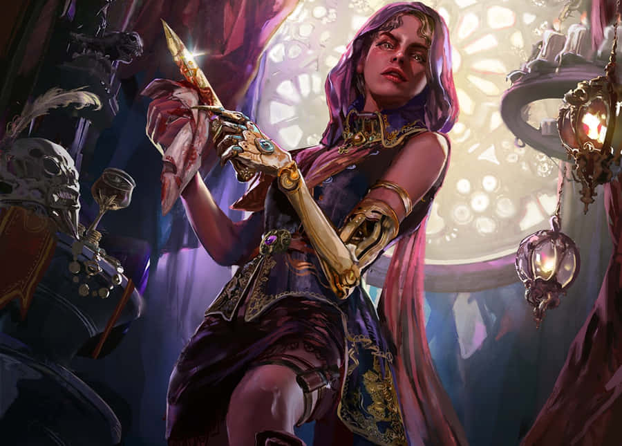 Caption: The Mysterious Thieves Guild In Action Wallpaper