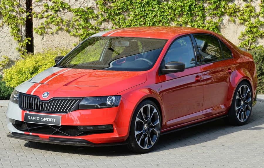 Caption: The Ultimate Driving Experience With Skoda Rapid Wallpaper