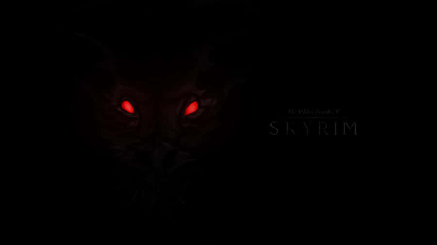 Caption: The World Eater: Alduin In Skyrim Wallpaper