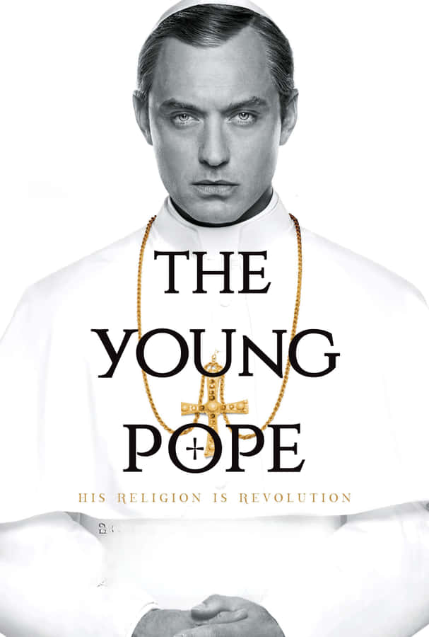 Caption: The Young Pope Against Dramatic Skyward Backdrop Wallpaper