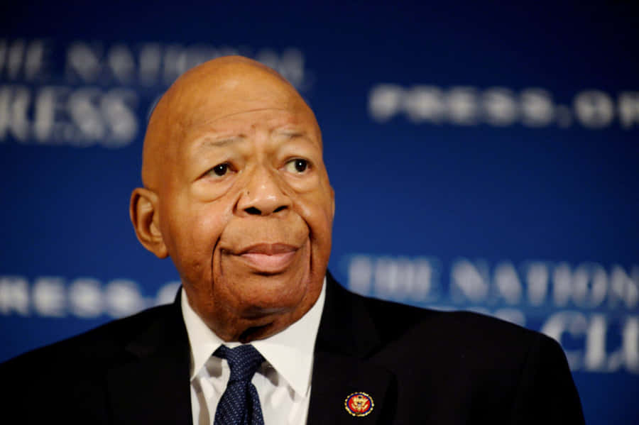 Caption: U.s Representative Elijah Cummings Smiling Wallpaper