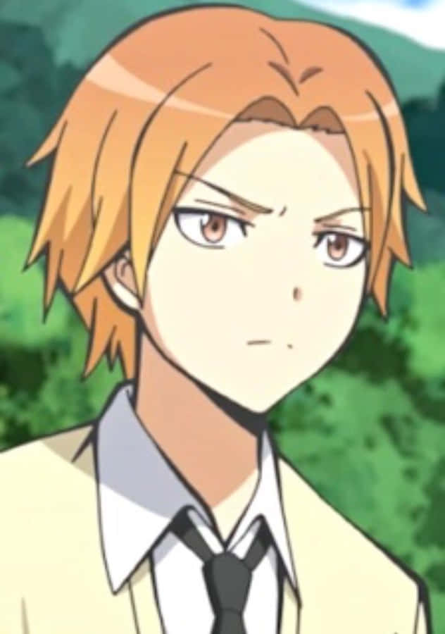 Caption: Understanding Hiroto Maehara: An Intriguing Anime Character Wallpaper