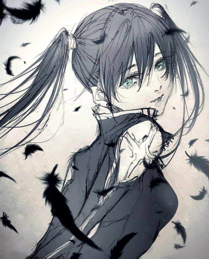 Caption: Vibrant Lenalee Lee Anime Wallpaper Wallpaper