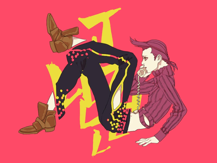 Caption: Vinegar Doppio's Commanding Gaze Wallpaper