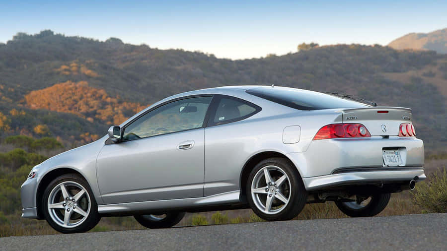 Captivating Acura Rsx Type-s In Action Wallpaper