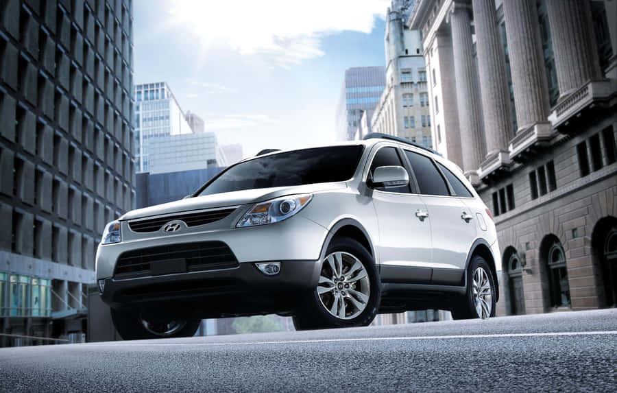 Captivating Aesthetics In The Hyundai Veracruz Wallpaper