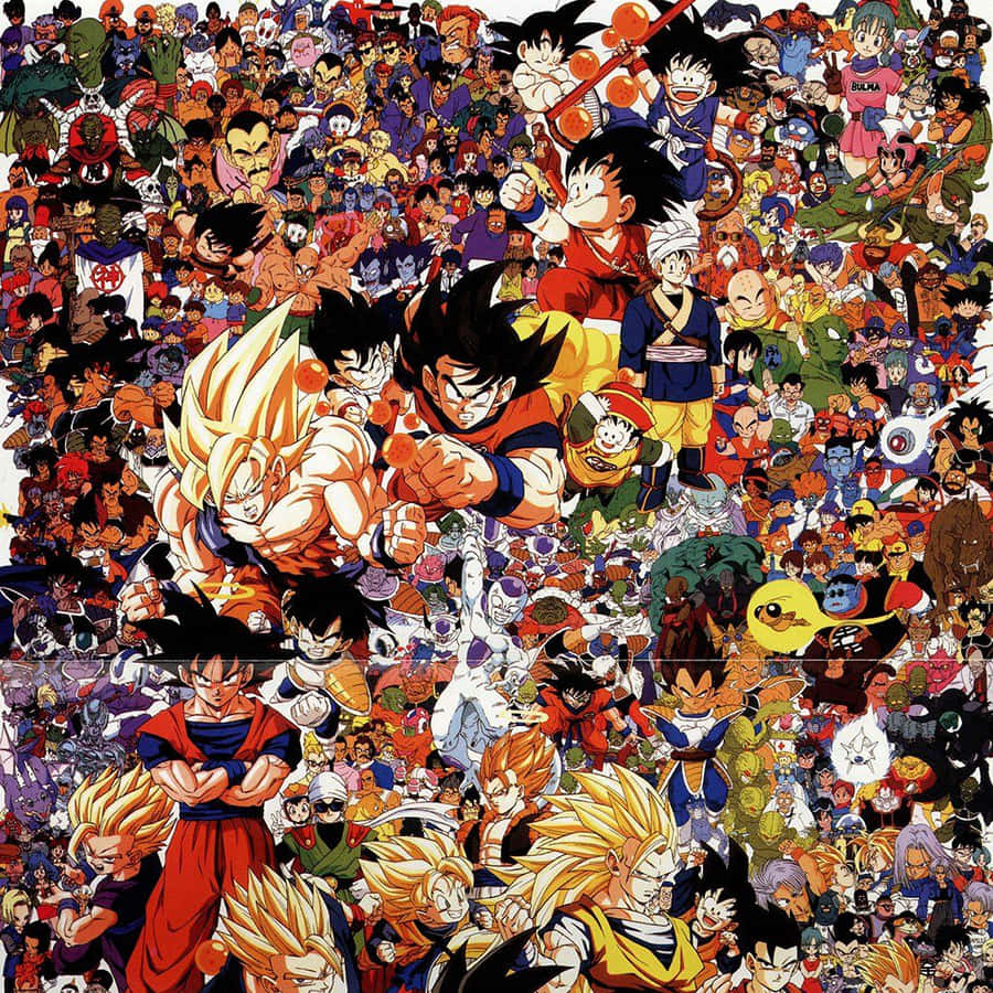 Captivating Anime Collage Wallpaper