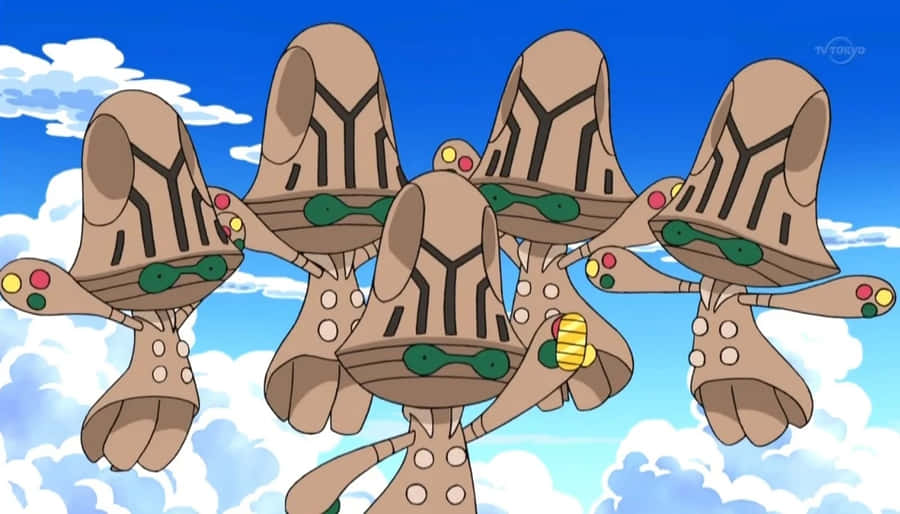 Captivating Beheeyem Posing For A Battle Wallpaper