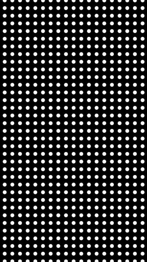 Captivating Black And White Dots Pattern Wallpaper