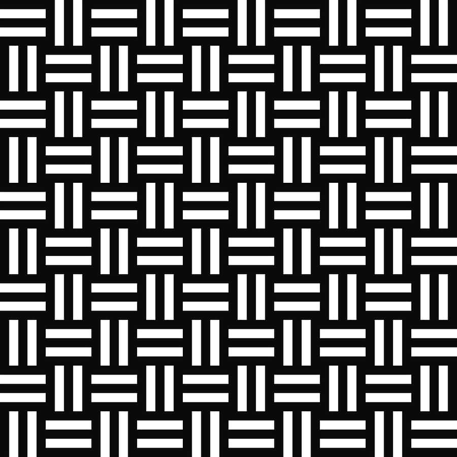 Captivating Black And White Geometric Pattern Wallpaper