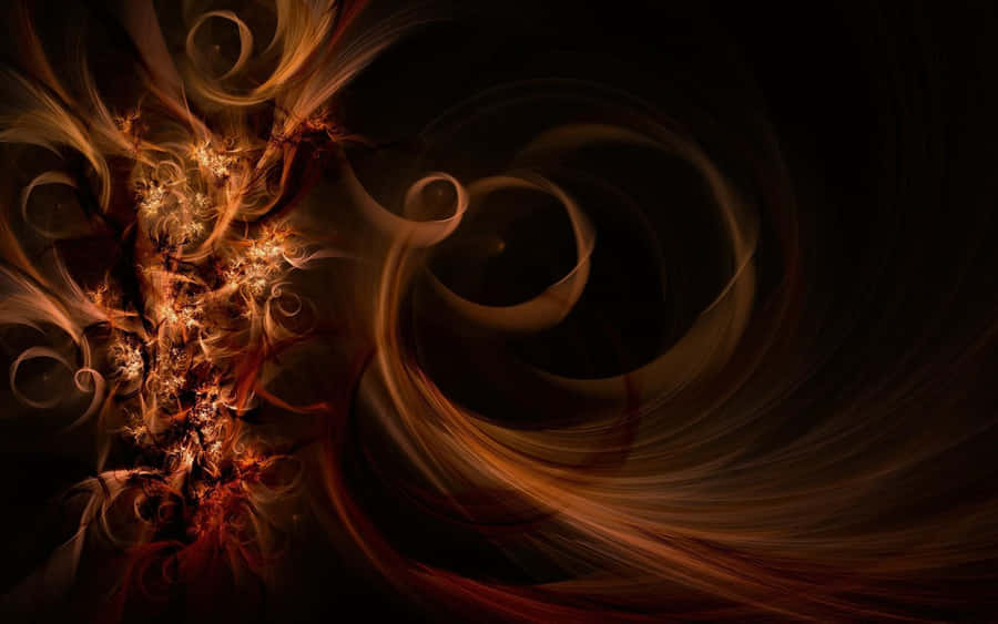 Captivating Brown Abstract Design Wallpaper