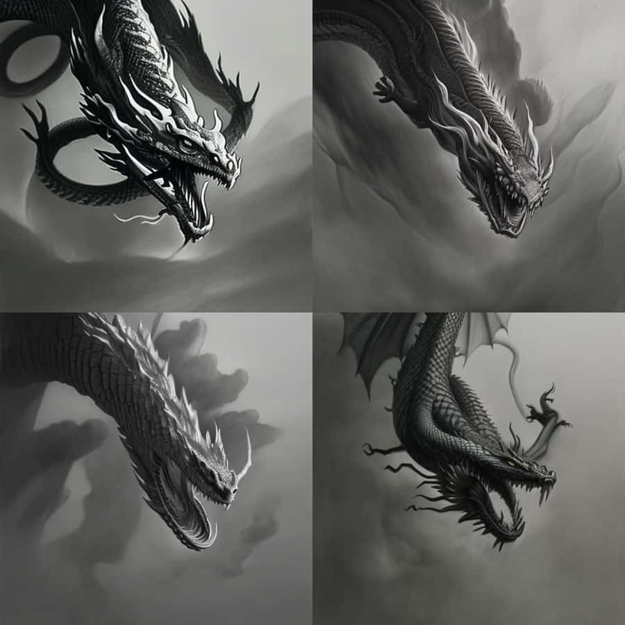 Captivating Charcoal Drawing Of A Woman Wallpaper